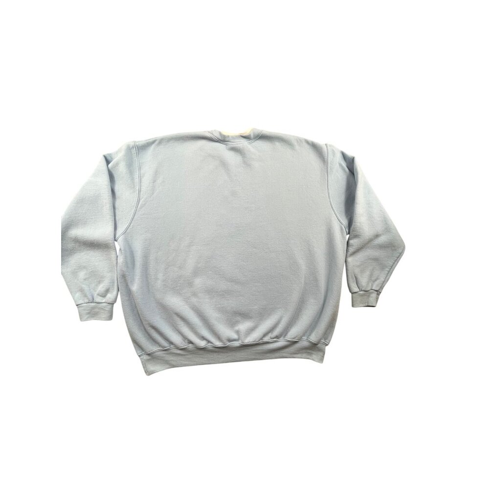 Top Stitch Morning Sun Womens 3XL Blue Sweatshirt Deer Print Winter Design VTG - Picture 2 of 10